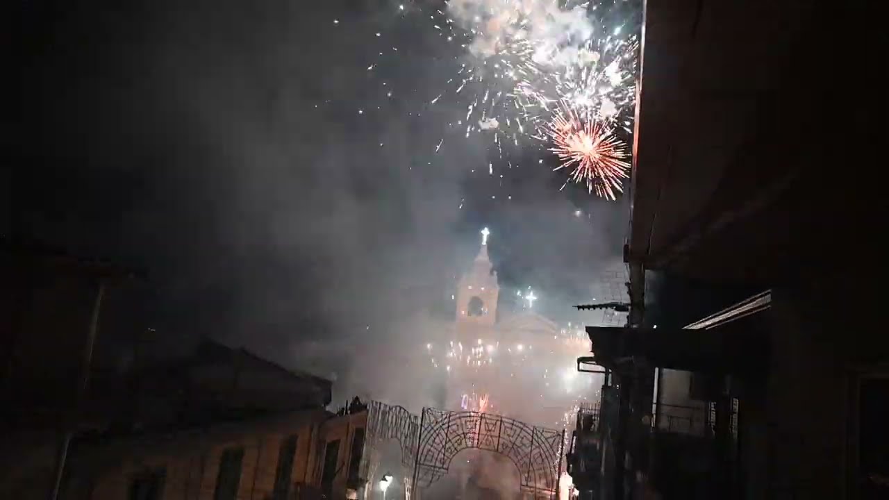 Sinopoli MARIA SS.MA DI TUTTE LE GRAZIE. Festa 2024. Spettacolo Pirotecnico.1/9