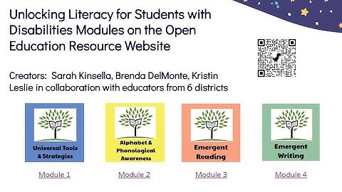 Unlocking Literacy Modules  -  Overview