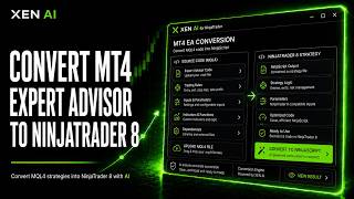 Convert an MT4 Expert Advisor to NinjaTrader 8 with AI