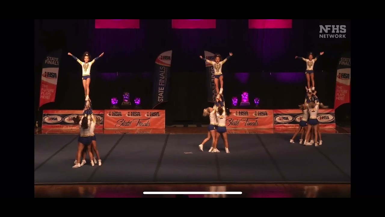 Sandburg High School IHSA State Cheerleading Finals 2023