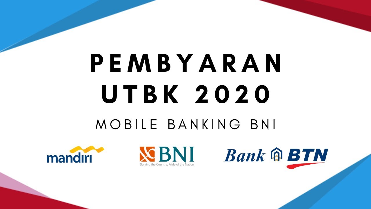 Cara Pembayaran UTBK 2020 | Tutorial Bayar UTBK 2020 