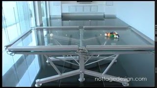 G-1 Glass Top Pool Table