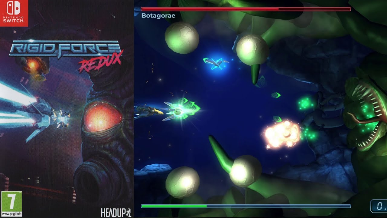 Rigid Force Redux (2020) (Shoot Em Up) (Nintendo Switch) [GAMEPLAY