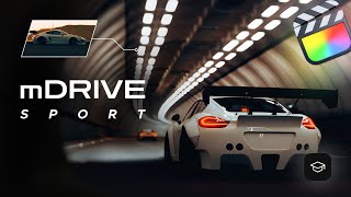 mDrive Sport Tutorial — Energizing motor sports edits with jaw-dropping graphic layouts — MotionVFX