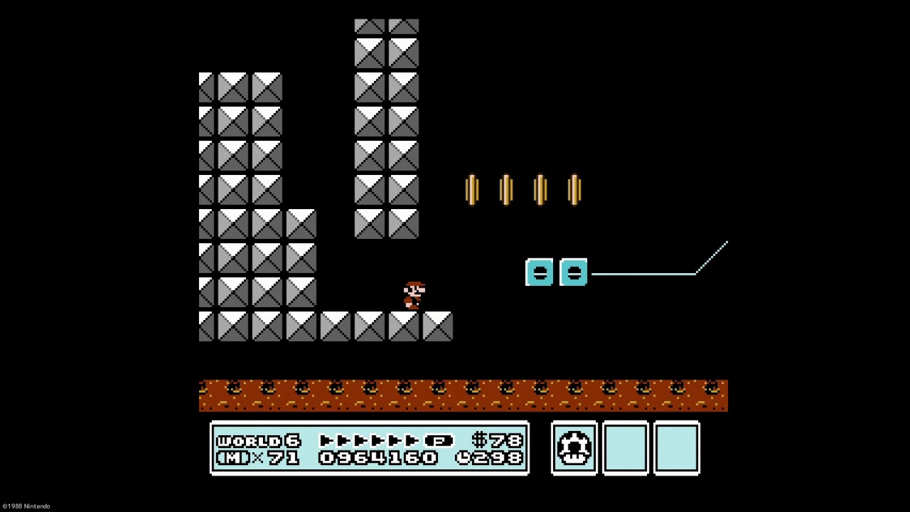 SUPER MARIO BROS. 3】 WORLD 6-砦1 - YouTube