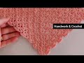 How to Crochet Quick Easy Women Shawl Pattern tutorial For Beginners #handmade #crochet #knitting