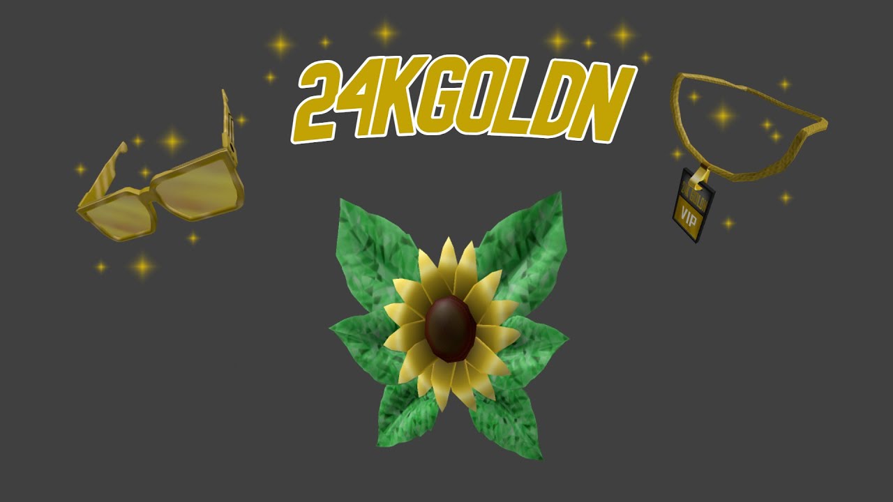 How To Get The Free Items From The 24kGoldn Event Roblox YouTube 