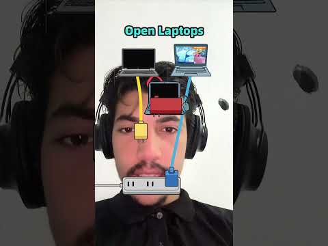 التحدي المستحيل لازم تشغل ثلاث لابتوبات على وصله وحده 