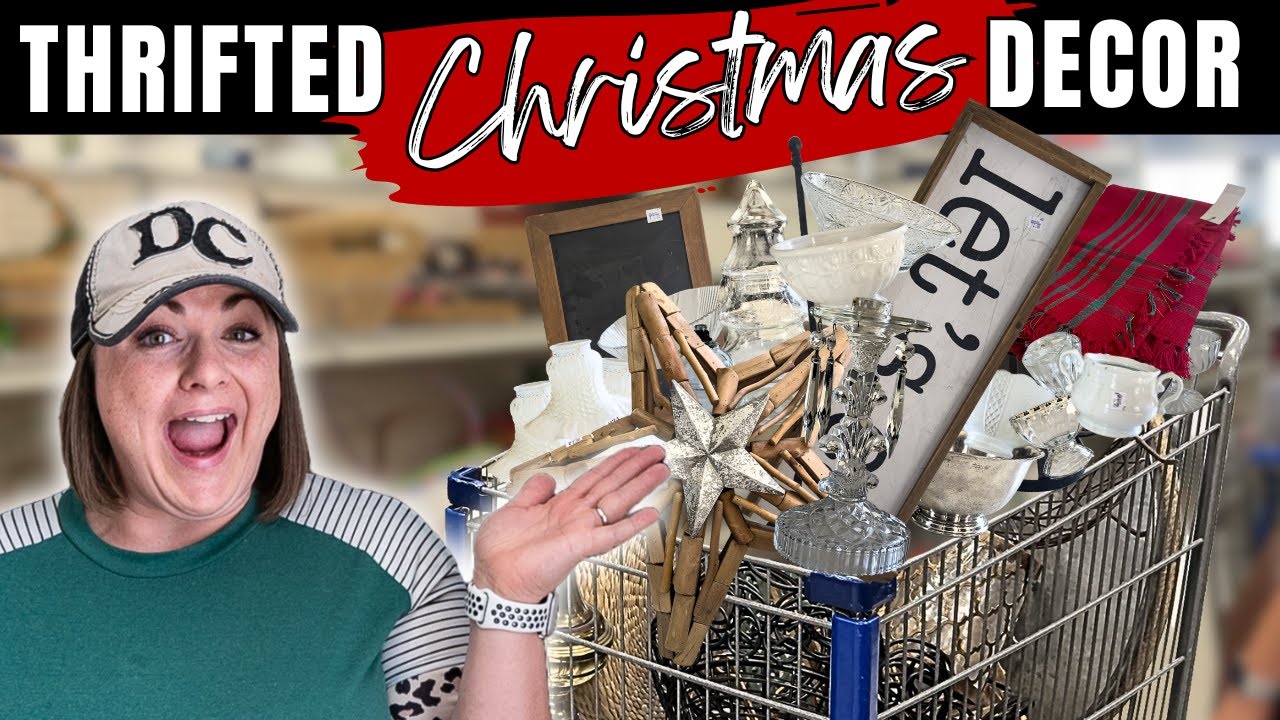 Thrifting For Clever Christmas Decor You Need To See!