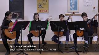 Tielman Susato - Pavane played by Quartetto Corde Gioiose