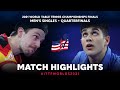 Timo boll vs kanak jha  2021 world table tennis championships finals  ms  qf