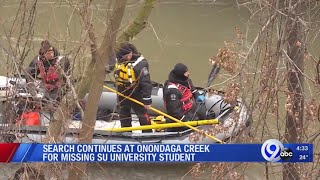 Search continues for missing SU student