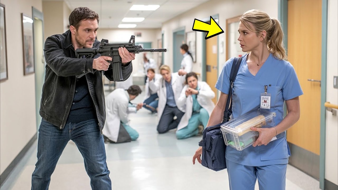 Её считали простой медсестрой, пока в больницу не ворвался вооружённый бандит!