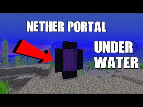 THIS IS WHAT HAPPENS IF YOU CREATE NETHER PORTAL UNDER WATER??