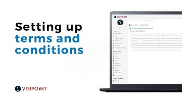 Setting up Terms and Conditions