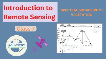 Gate Geomatics - Introduction to Remote Sensing| Part 6| Spectral Signature| Vegetation|
