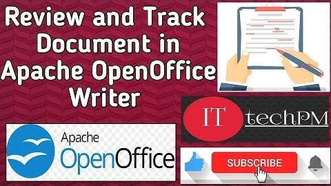 How to Review and Track the Document in Apache OpenOffice Writer || IT/ITeS NSQF || Level-4