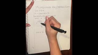 Multiplication using expanded form
