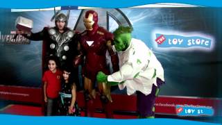 Meet The Superheroes at The Toy Store