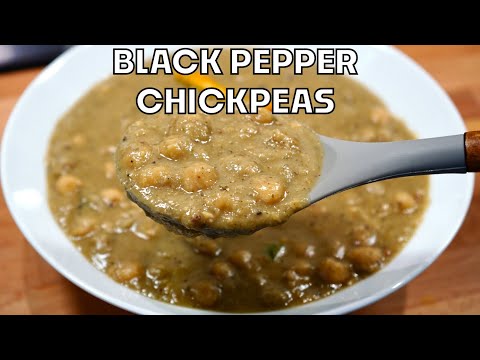 BLACK PEPPER CHICKPEA CURRY UNIQUE CHICKPEA CURRY RECIPE Lahori Chana Recipe