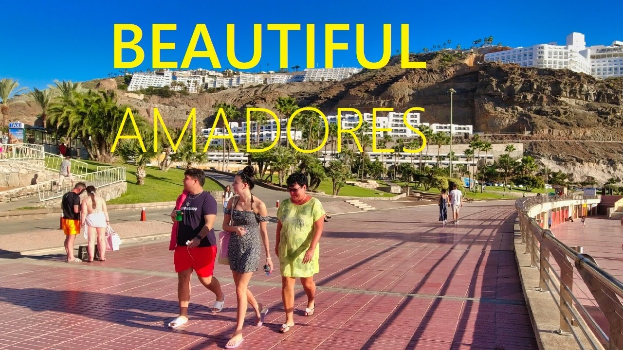 Playa Amadores GRAN CANARIA Spain 2025 🇪🇸 🔴 NEW Walking Tour in Canary Islands [4K UHD]