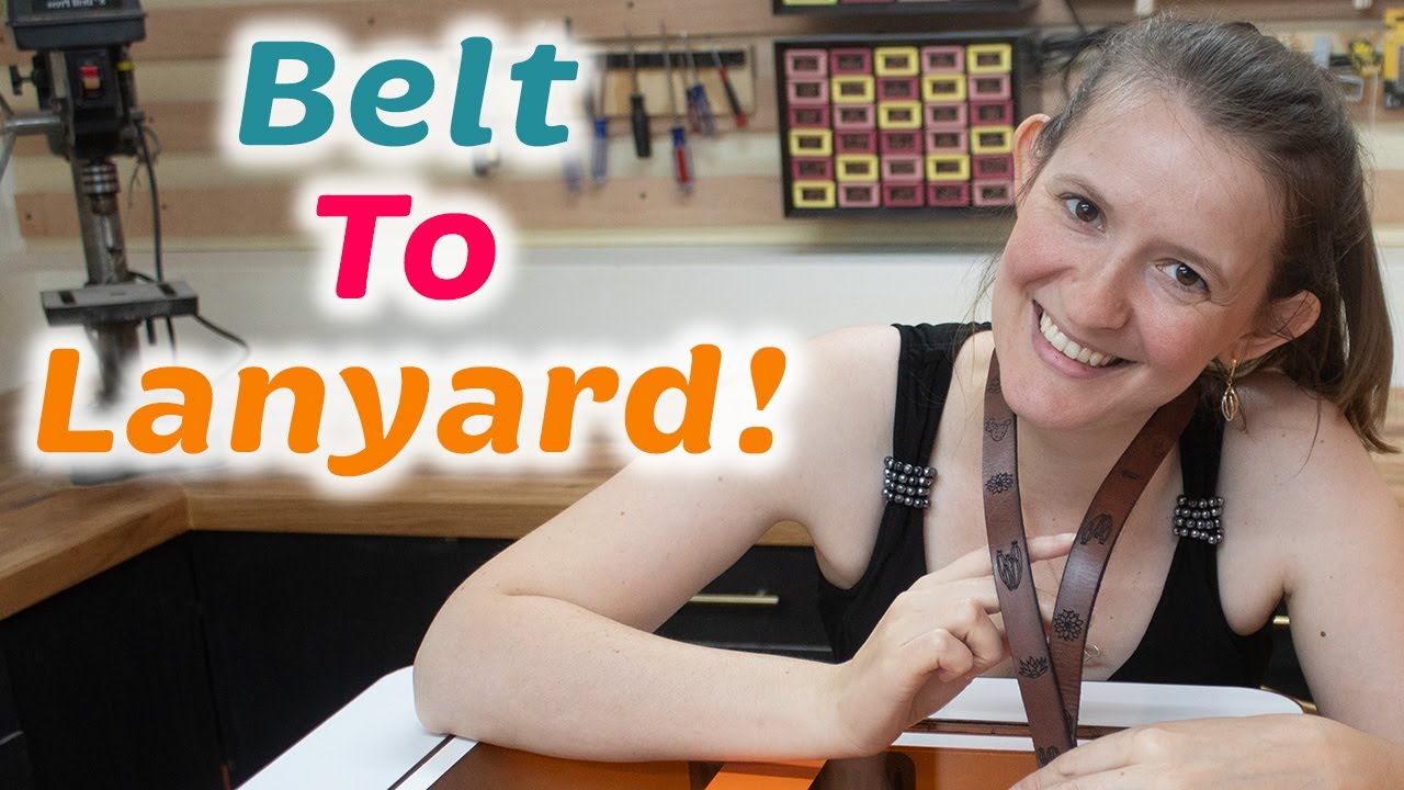 DIY Leather Lanyard with the Glowforge Aura!