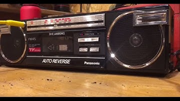 Homemade Guitar Amplifier From A Vintage Boombox Tape Player
