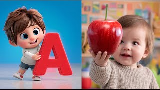 FUN ABC SONG & Toddler Learning Videos | ABC Phonics Song | A for Apple | Nursery Rhymes | ABCD Song