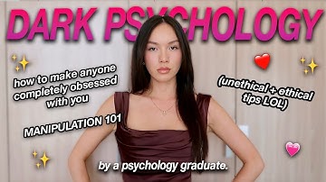 11 ways to make anyone OBSESSED with you *dark psychology*
