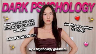 11 ways to make anyone OBSESSED with you *dark psychology*