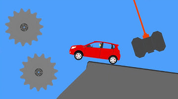 Extreme Car Destruction - Crazy Car Crashes Phun Algodoo #2