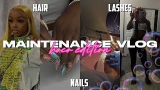 MAINTENANCE VLOG: HOCO EDITION|nail appt,dyeing wig,errands,lash appt,hair appt+more||Destiny Ja’Nay Net Worth
