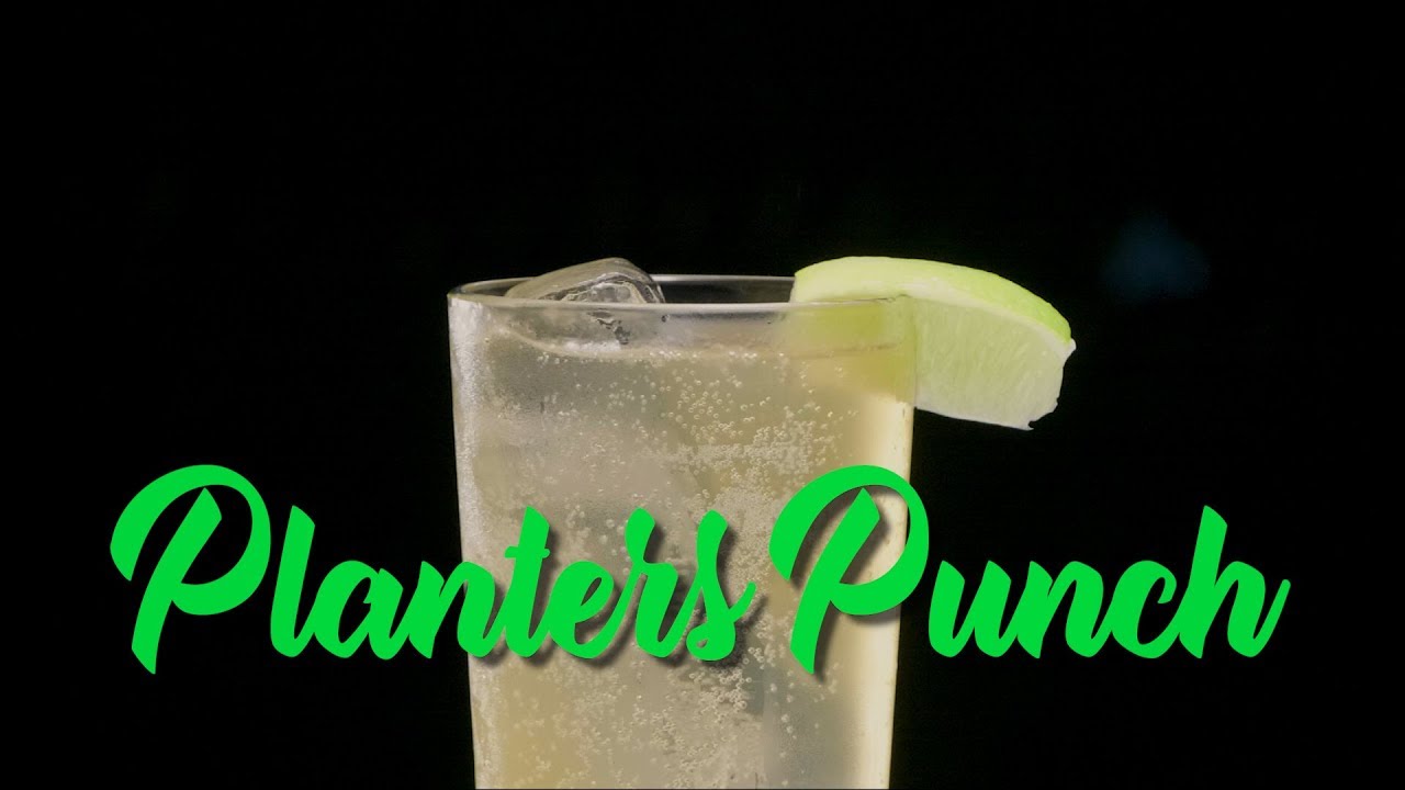 Barfly Shot! Planters Punch YouTube