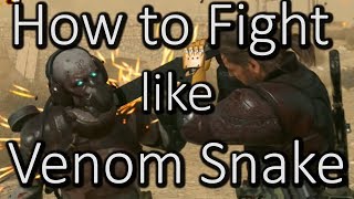 Big Boss Cqc Techniques Venom Snake Machete Disarm