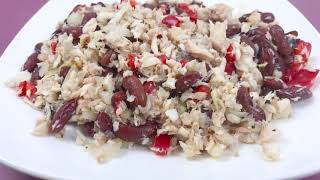 Easy Recipe Red Bean And Tuna Salad