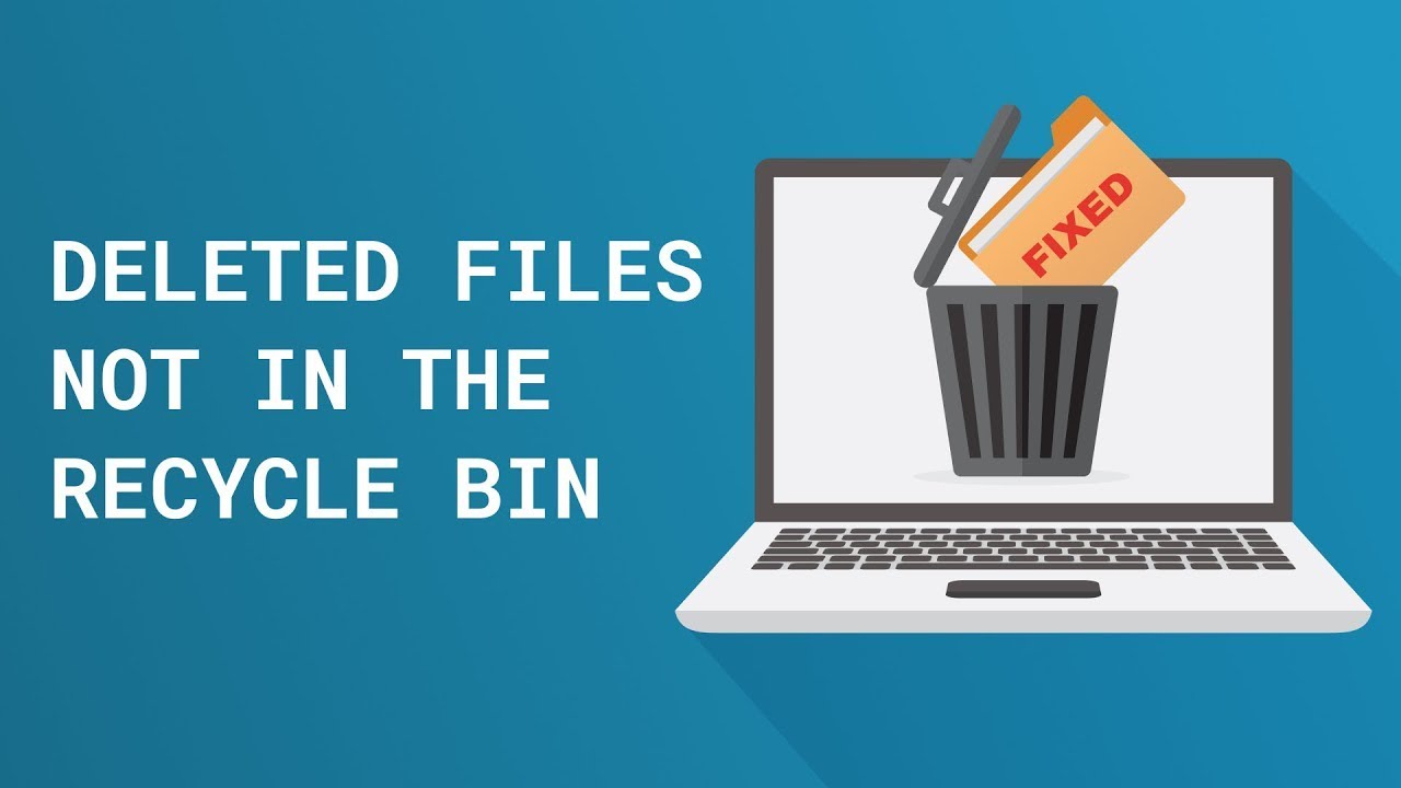 How to fix deleted files not showing up in the recycle bin? — Auslogics
