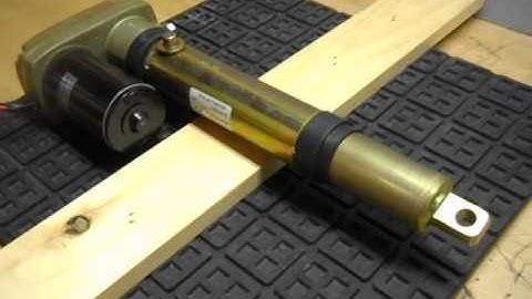 Thomson 4" 12VDC Linear Actuator Test