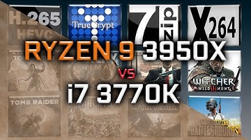 Ryzen 9 3950X vs i7 3770K Benchmarks - 15 Tests