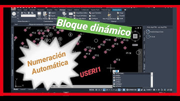 AutoCAD|Bloque con prefijo y numeración automática