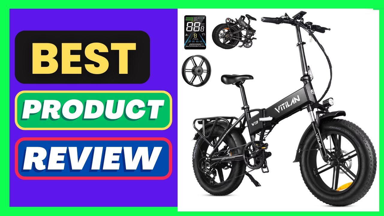 Vitilan V3 Fold E-Bike 750W Motor 48V13AH Travel Commute Electric