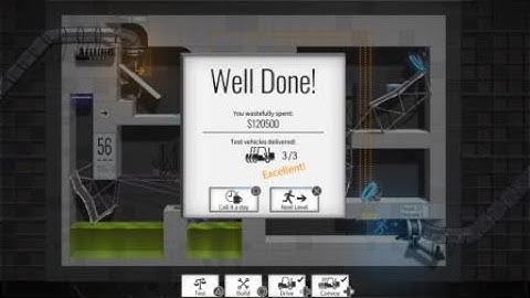 Bridge Constructor Portal Level 56