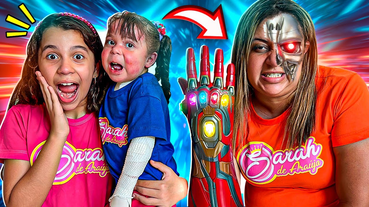 SARAH em uma HISTÓRIA ENGRAÇADA da MAMÃE que virou ROBÔ