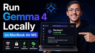 Google Gemma 4 on MacBook Air M5 in 5 Minutes | Full Local AI Setup & Real Performance | Tutorial