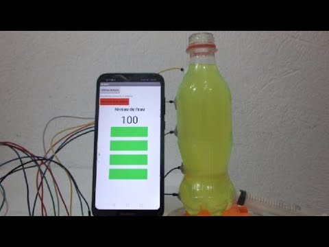 Water level measurement system based on Arduino and Smartphone - YouTube