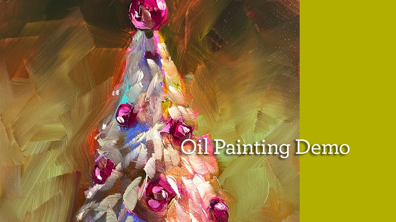 bottlebrush tree oil painting demonstration YouTube