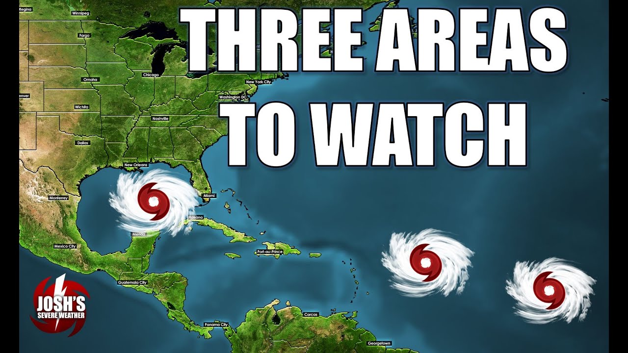 Three Areas to Watch for Tropical Development - YouTube