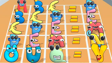 Merge Alphabet Lore Battle vs Merge Number Cube, Number Lore, Battle Simulator ⭐⭐⭐⭐⭐ abcdef...uvwxyz