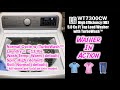 LG WT7300CW Normal Cycle with TURBOWASH™- High Efficiency Top Load Washer Demo 2x speed