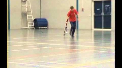 TMS bicycle, first successful run