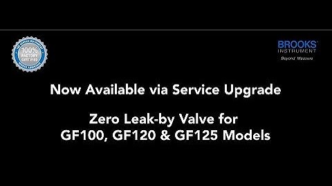 Service Upgrade - Address Flow Bursts with Zero Leak-by Valve Technology